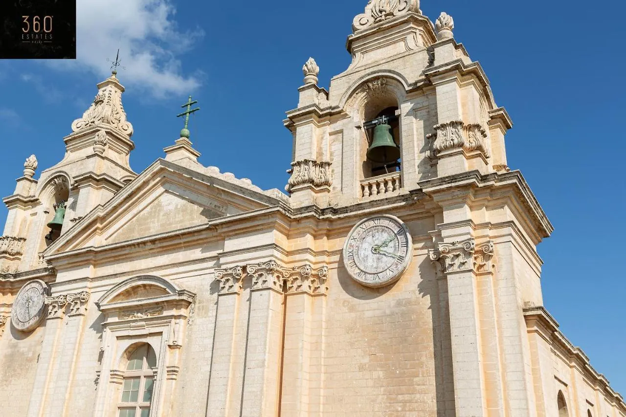 Palazzo 16Th Century Mdina, Opposite St Paul'S Cathedral By 360 Estates Apartment