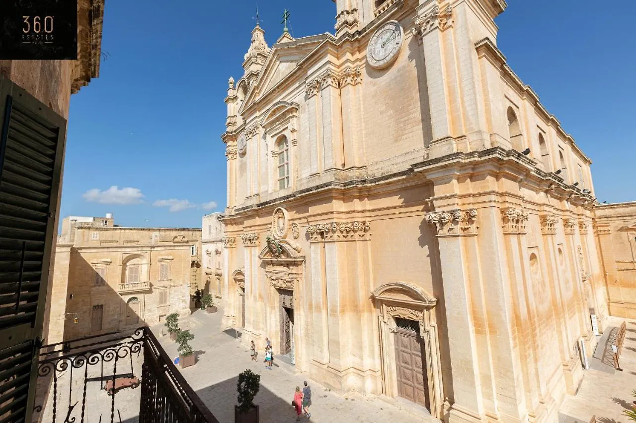 Palazzo 16Th Century Mdina, Opposite St Paul'S Cathedral By 360 Estates Apartment